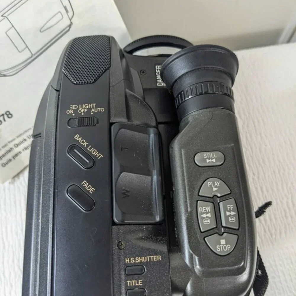 Panasonic PV-L578 Palmcorder Camcorder‎ PV-L578D Palmsight FOR PARTS REPAIR